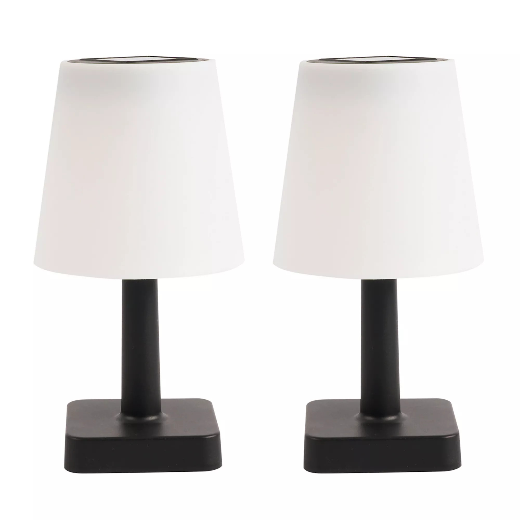 Mikasa 2-Piece LED Solar Rechargeable Lamps Set | Kohl's