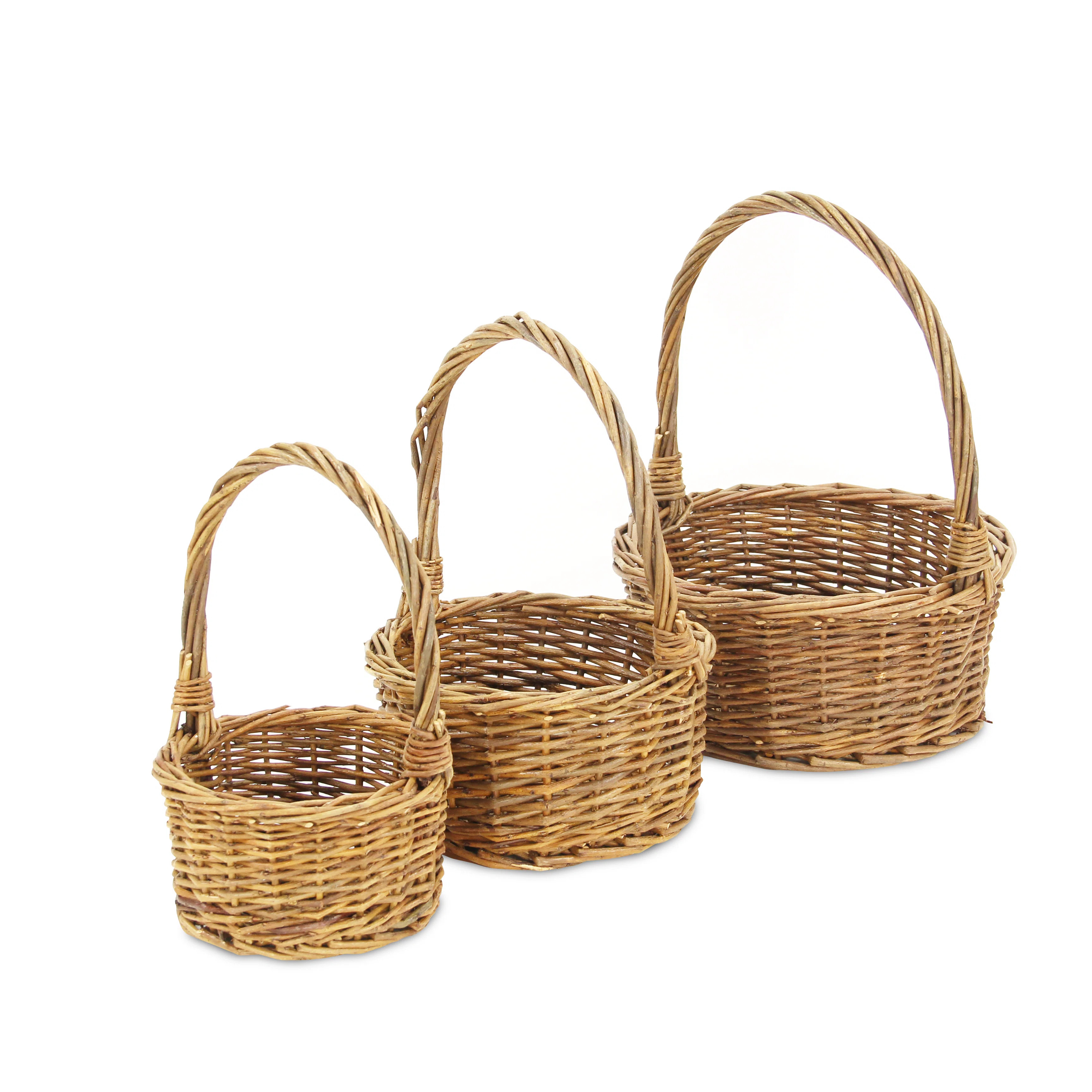 Bay Isle Home™ 3 Piece Wicker Basket Set | Wayfair | Wayfair North America