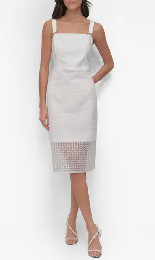 DKNY Eyelet Organza Dress | Nordstrom | Nordstrom