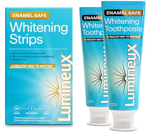 Lumineux Whitening Starter Pack (Includes 7 Pack Strips + 2 Pack Whitening Toothpaste) | Amazon (US)