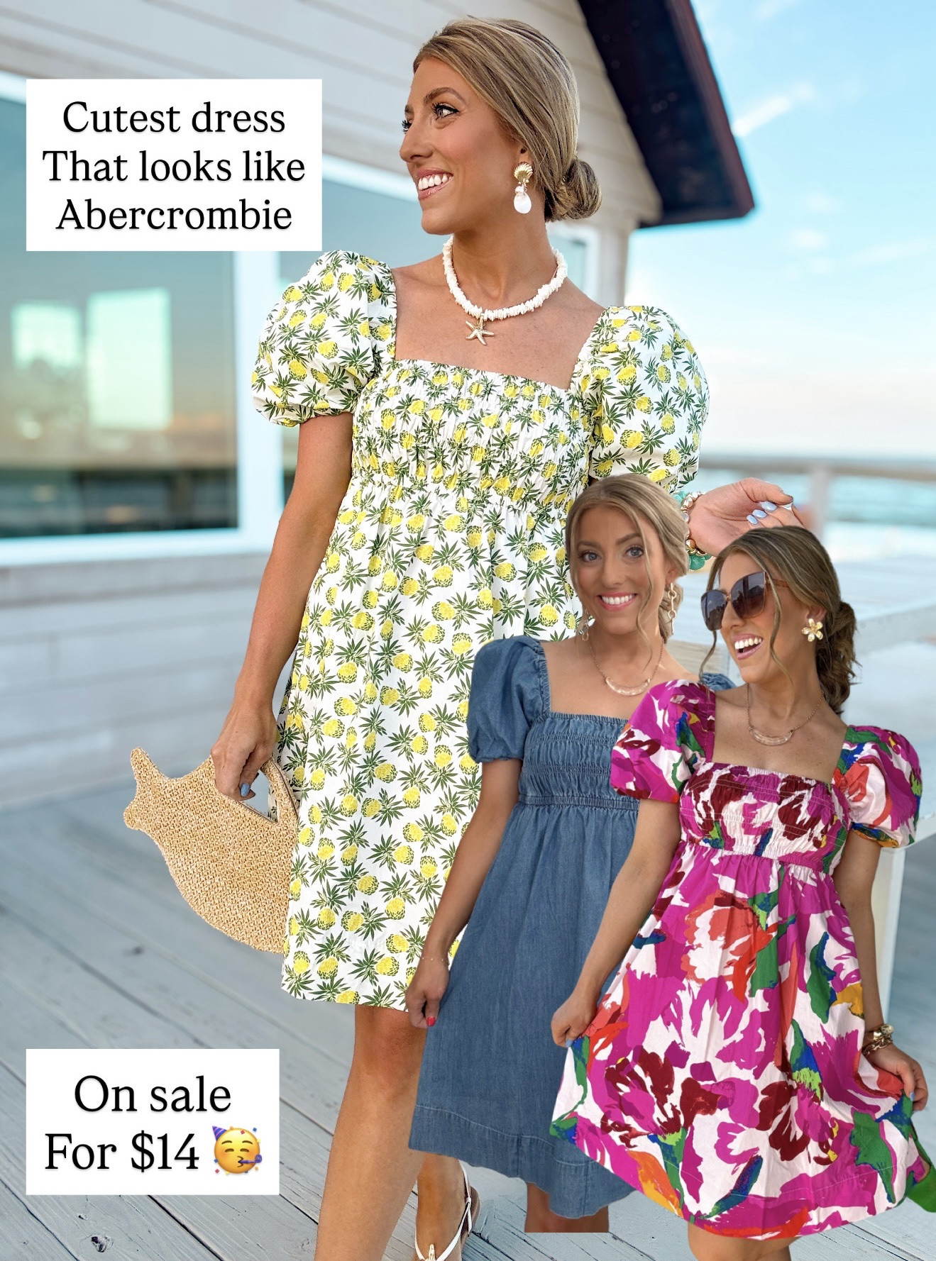 🍍 Walmart Dress — On Sale for $14

This dress is giving designer-inspired vibes without the designer price tag! 🍍✨ The cutest puff sleeves, flattering smocked bodice, and fun summer print make this one look so much more expensive than it is. Whether you’re heading on vacation, grabbing brunch, or just want an easy throw-on-and-go outfit, this Walmart find is a must-have. And at just $14, it’s one of the best fashion deals I’ve found lately!

#WalmartFashion #WalmartFinds #SummerDress #AffordableFashion #BudgetStyle #PuffSleeveDress #VacationStyle #ResortWear #SummerOutfitIdeas #WalmartStyle #FashionDeals #DressUnder20 #AffordableStyle #OOTD #SummerFashion

#LTKootd #LTKSaleAlert #LTKPetite