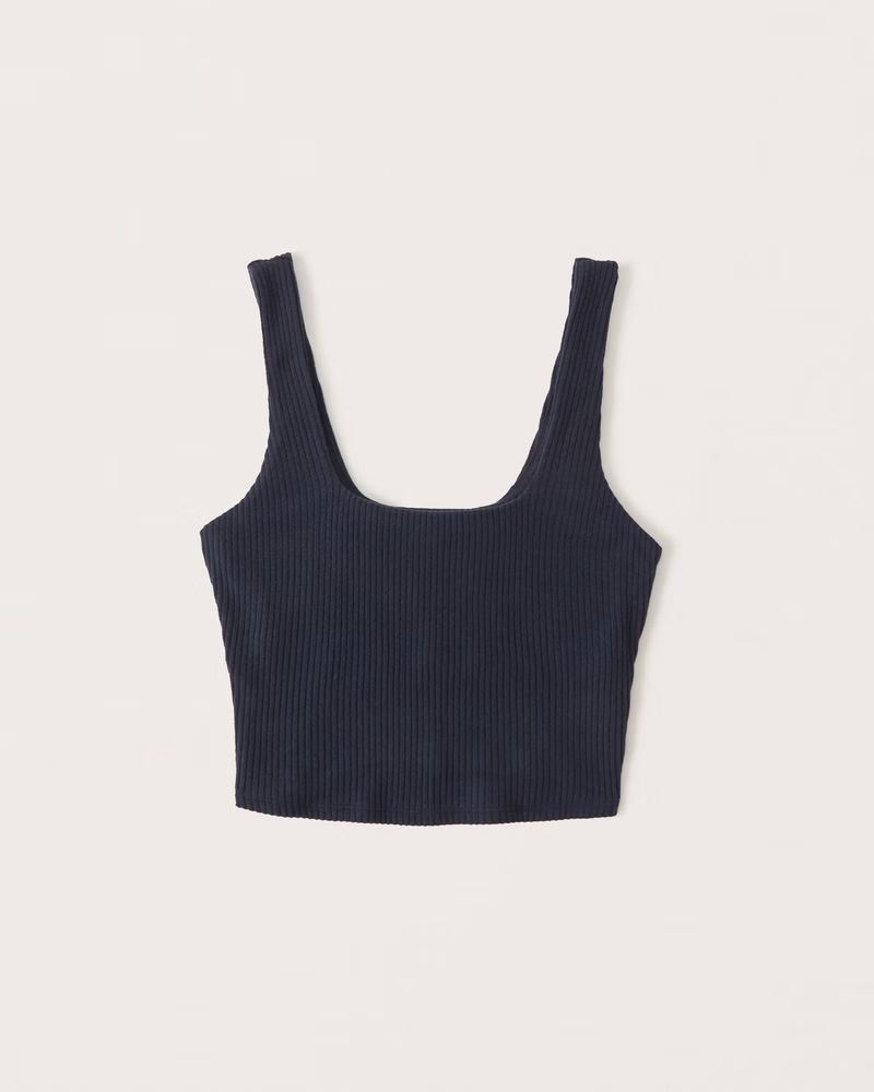 Women's Cozy Rib Tank | Women's Matching Sets | Abercrombie.com | Abercrombie & Fitch (US)