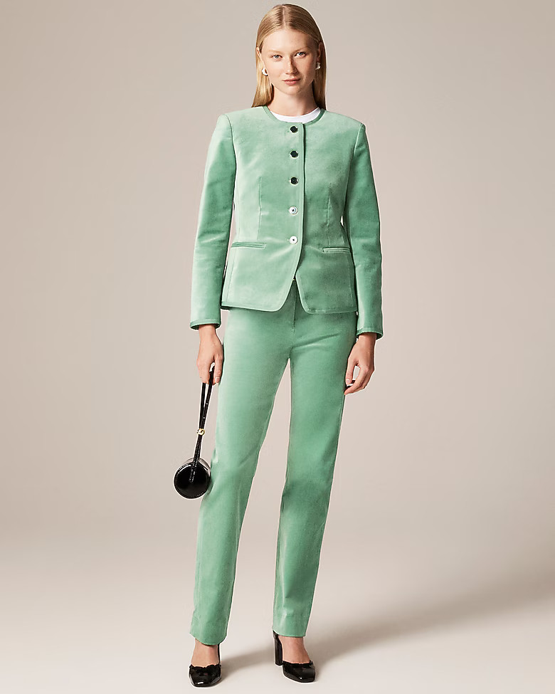 Stella pant in velvet | J. Crew US