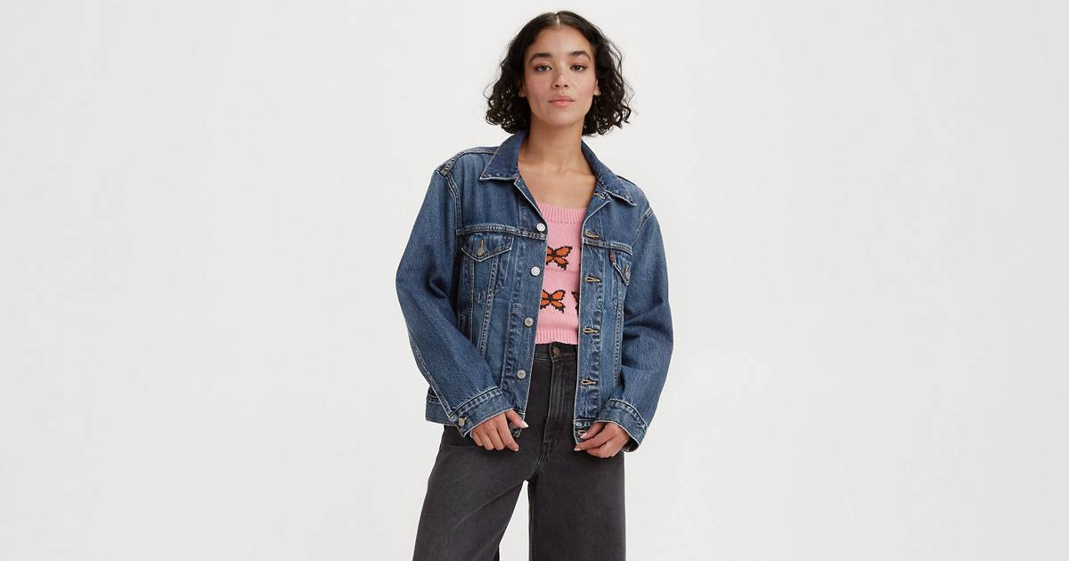 Ex-boyfriend Trucker Jacket - Medium Wash | Levi's® US | Levi's US
