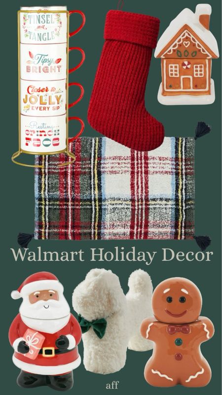Walmart Holiday Decor! Starting at just $5! The cookie jars are all under $10 and would make perfect hostess gifts or teacher gifits…fill them with their favorite candy or a Sonic gift card!
………………
christmas mugs, holiday mugs, christmas kitchen decor, kitchen Christmas decor, kitchen holiday decor, christmas cookie jar, dog pillow, christmas pillow, christmas rug, christmas stocking, red stocking, stocking under $10, stocking under $20, walmart christmas decor, walmart decorations, walmart new arrivals, pottery barn dupe, pottery barn christmas dupe gingerbread christmas decor, gingerbread cookie jar, Santa cookie jar, christmas rug, Christmas doormat, plaid rug, pre lit garland, faux garland, best garland under $20, best garland under $20, traditional christmas decor, neutral christmas decor, red christmas decor

#LTKkids #LTKHoliday #LTKhome