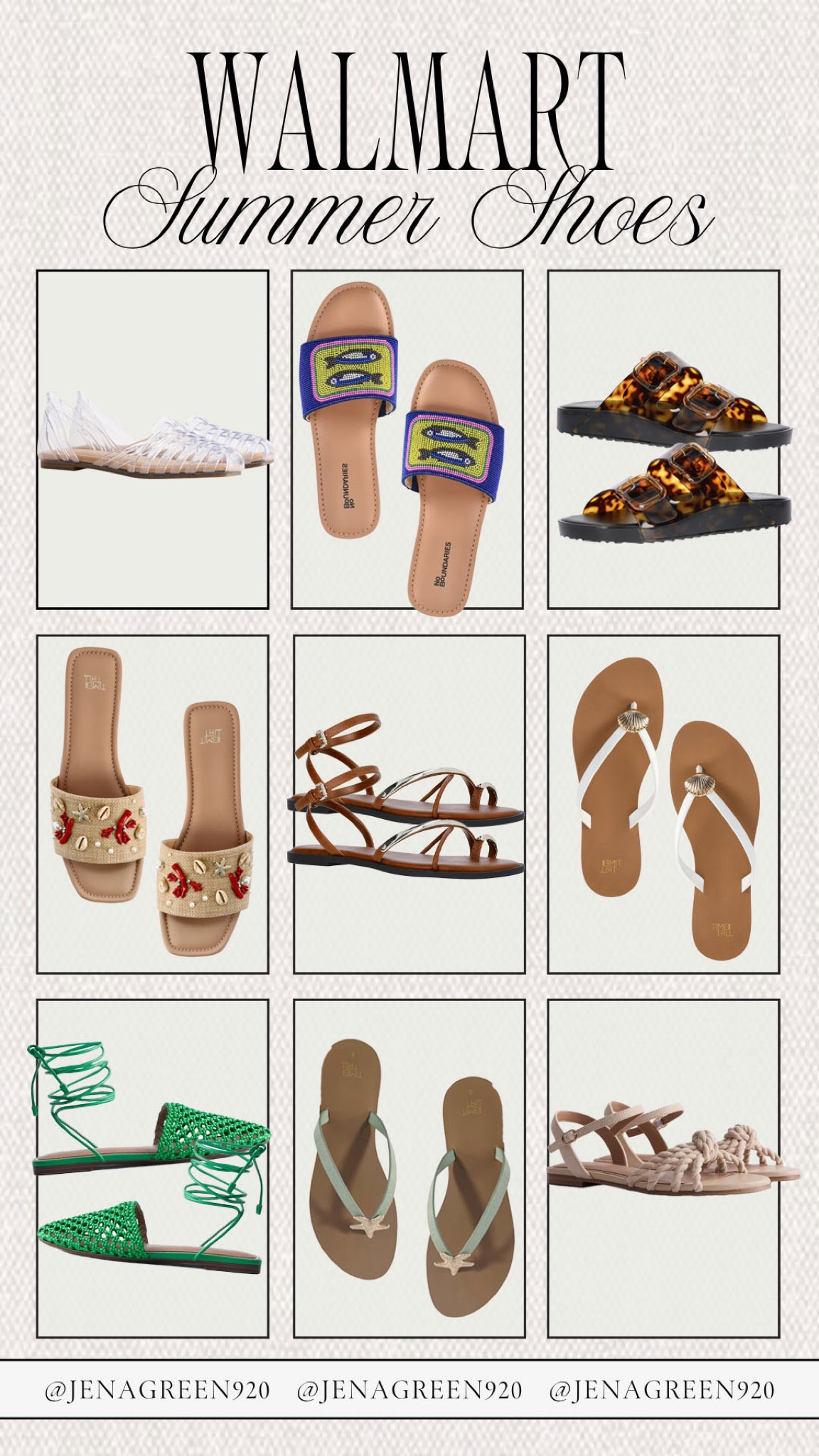 Walmart Summer Shoes | Walmart Shmmer Sandals 

#LTKootd #LTKSeasonal