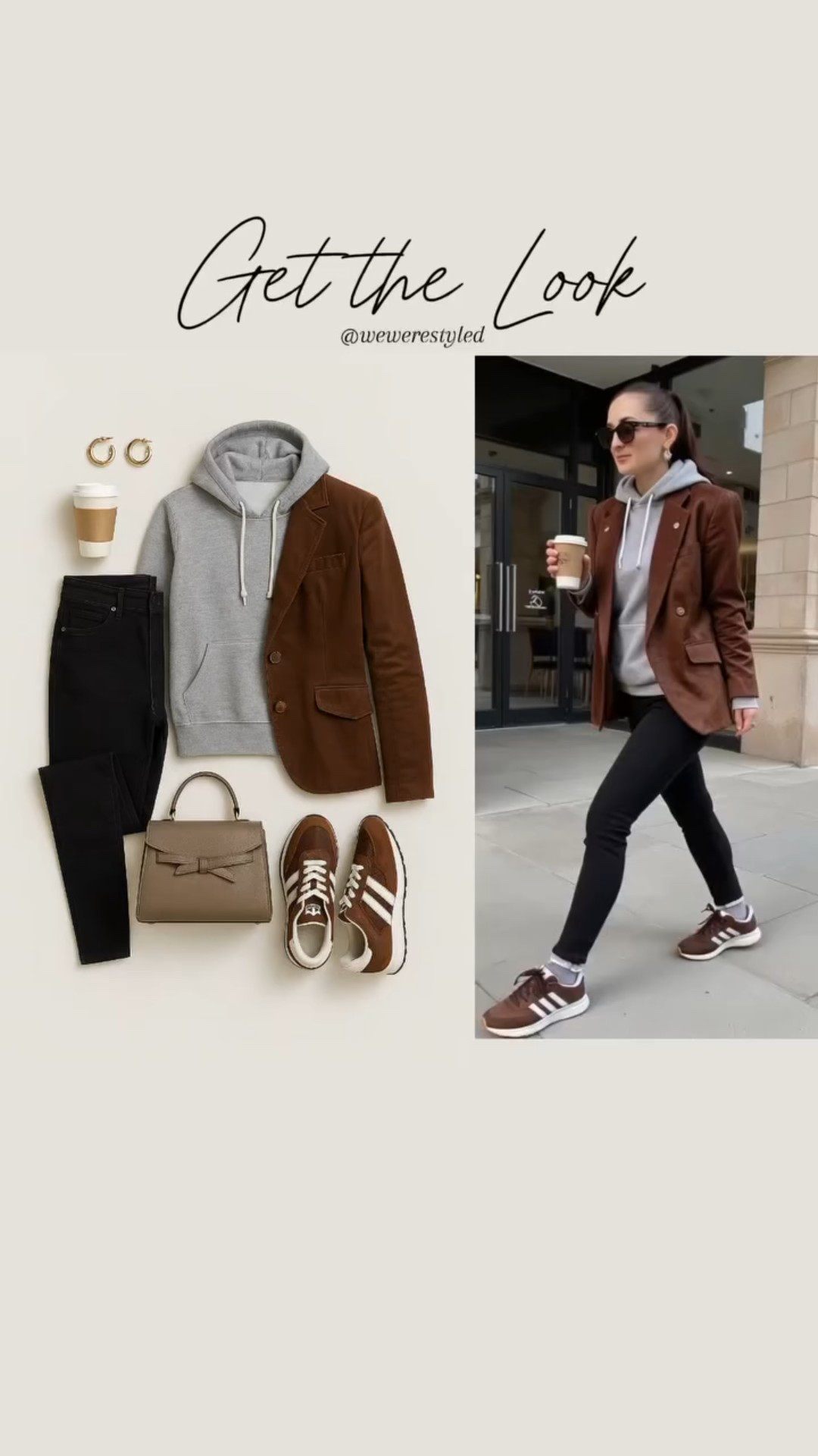 The kind of spring outfit that makes you feel like you have your life together - even if you’re just out for coffee.

A vintage-inspired blazer over a cozy hoodie, classic black jeans, and my go-to Adidas sneakers.
This combo is effortless, modest, and has that “quietly cool” vibe I always reach for in-between seasons.

Would you wear something like this? Or is it too sporty for your taste?

Let’s talk in the comments.
.
.
.
#virtualstyling #virtualstylist #fashioninspo #stylepost #streetstyleinspiration #highstreetstyle #streetstylegermany #streetstyleparis #streetstylelondon #LTKspring #LTKsummer #LTKstyletip
Tags: vintage shop blazer oversized grey hoodie fashion spring summer inspo outfit ideas chic women's style
capsule wardrobe brunch date office wear weekend look casual outfit 

#LTKWatchNow #LTKU #LTKActive