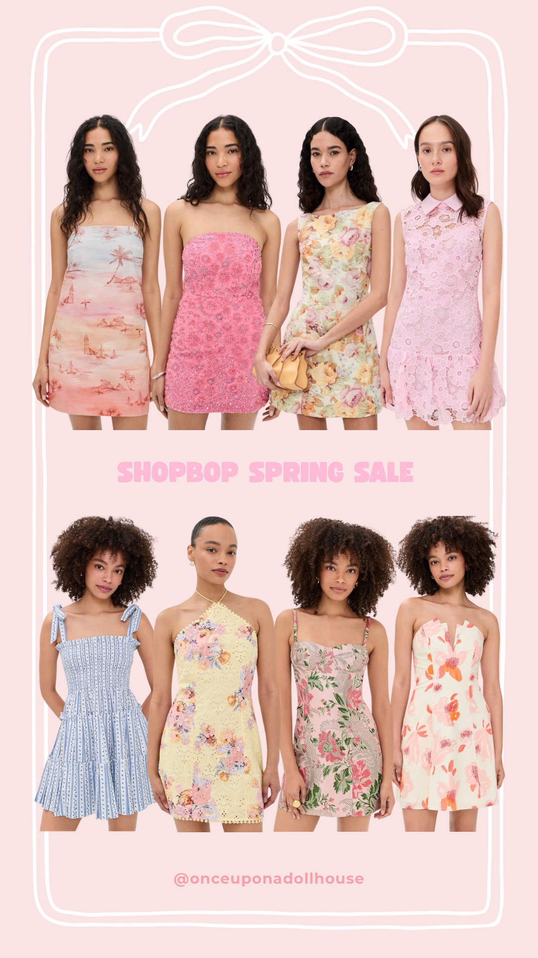 Shopbop Spring Sale! Mini Dresses. Use code SPRING20 for 20% off 

#LTKSeasonal #LTKSaleAlert #LTKootd
