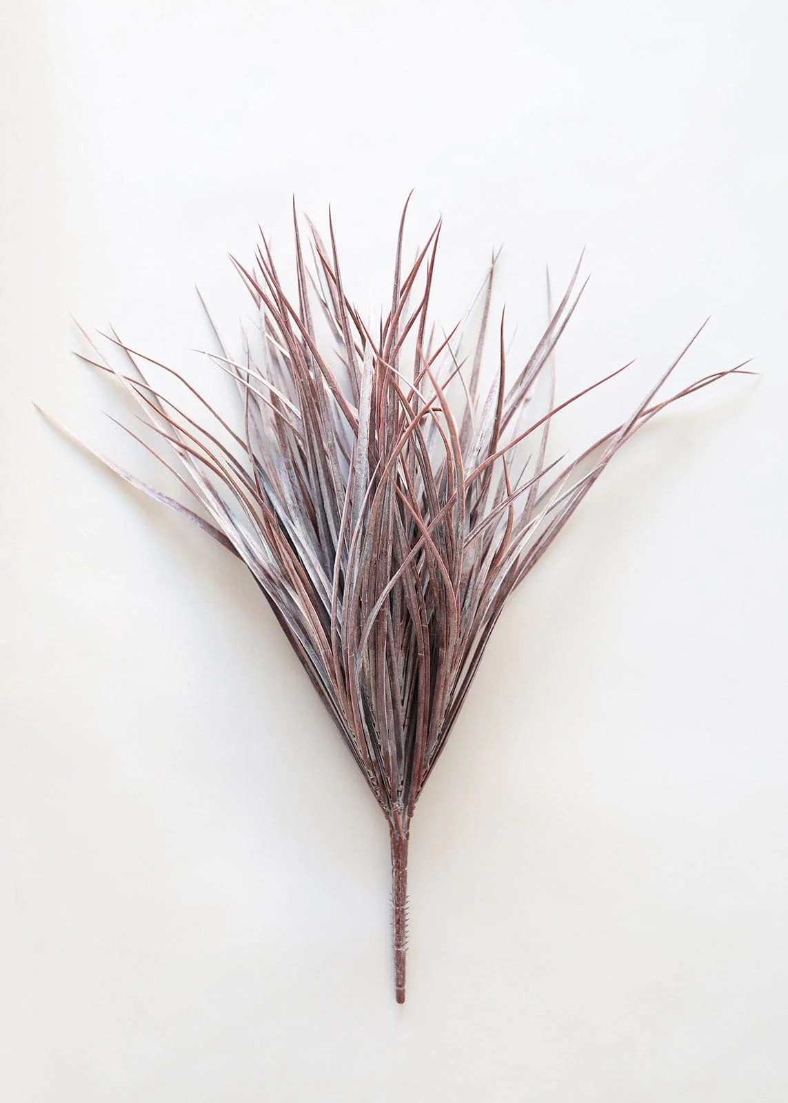 Indoor/Outdoor Grass Bush in Eggplant - 19" | Afloral