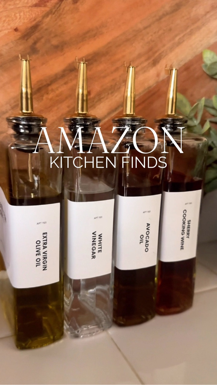 Comment “LINK” below or click my bio link! 💕

My kitchen instantly looks cleaner and more aesthetic with these glass oil bottles ✨ So much more beautiful to look at than those bulky store containers. Perfect for oils, vinegar, or syrups and come with a variety of labels! Functional AND pretty. Such an amazing Amazon kitchen upgrade.

#KitchenFinds
#amazonhome
#KitchenOrganization

olive oil dispenser set oil and vinegar bottles glass pourer bottles aesthetic kitchen decor modern kitchen organization countertop oil bottles cooking tools amazon finds refillable oil container stainless steel spout syrup dispenser pantry storage meal prep kitchen essentials
