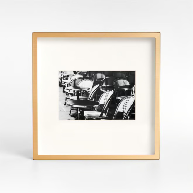 Brushed Brass 4x6 Frame + Reviews | Crate & Barrel | Crate & Barrel
