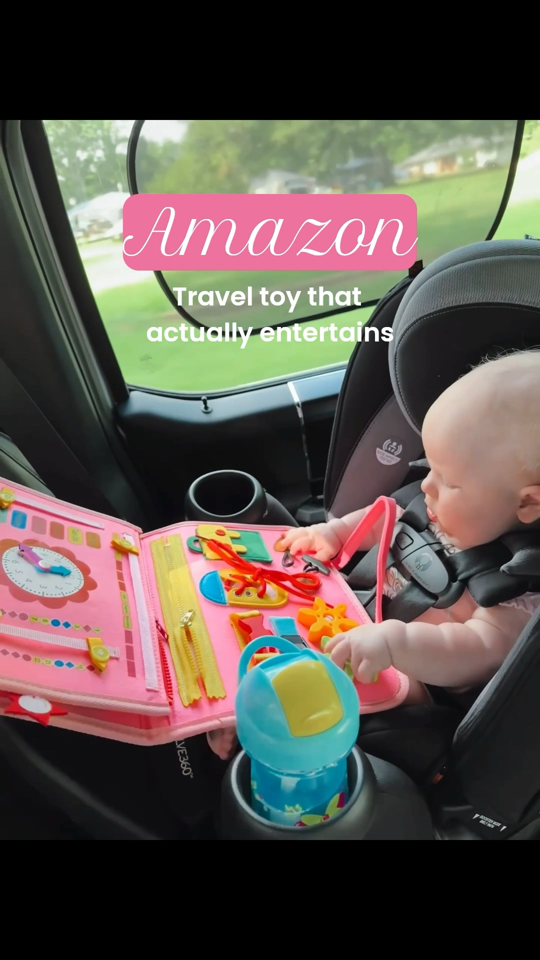 Traveling for the holidays? Whether you are heading out by car or plane, you have to snag this travel sensory board from Amazon!! It has so many different gadgets to keep your young ones entertained and calm without being noisy!! 
Comes in several different colors for boys or girls! 

#LTKHoliday #LTKSaleAlert #LTKKids