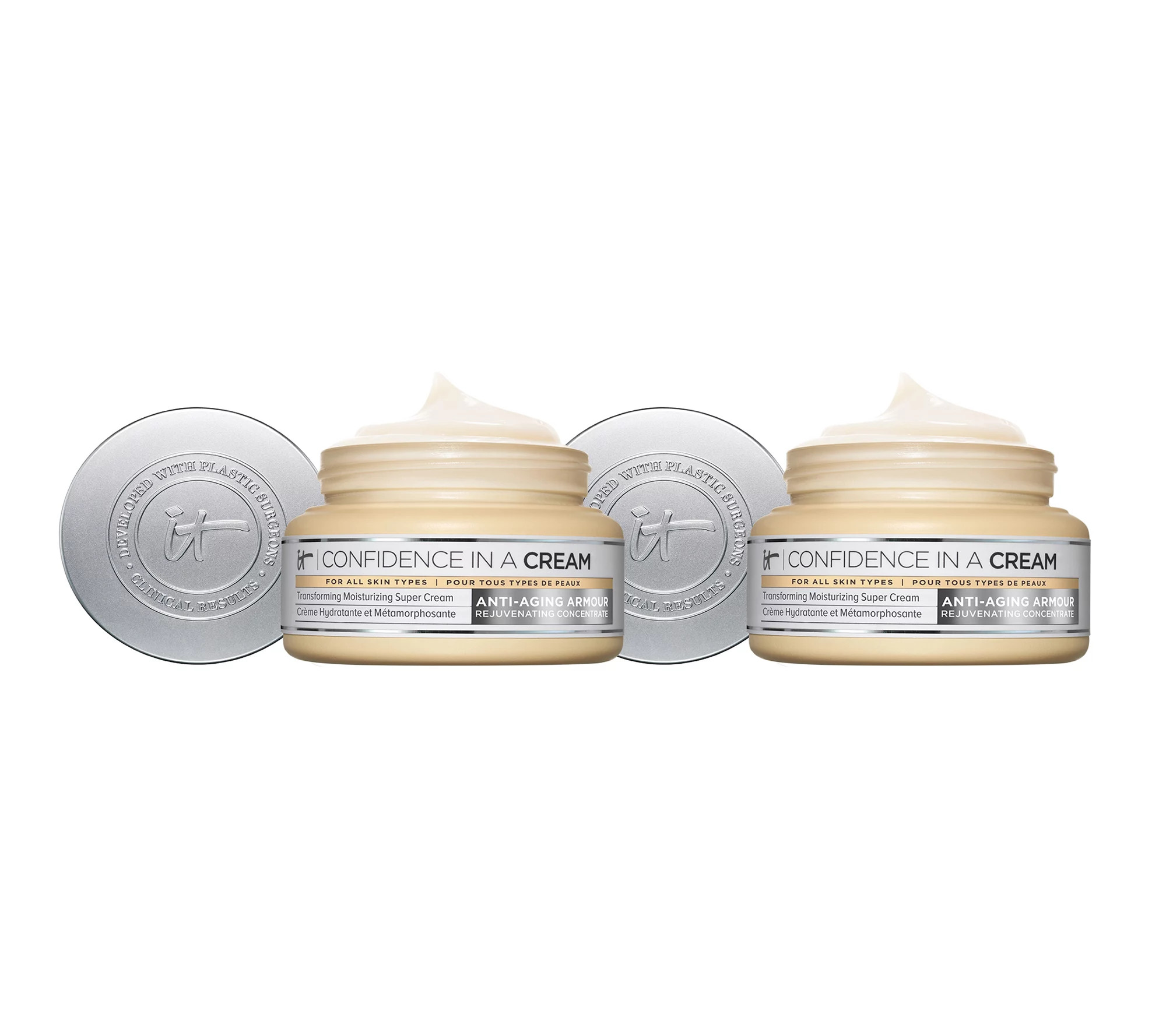 IT Cosmetics Confidence In A Cream Moisturizing Super Cream Duo | QVC
