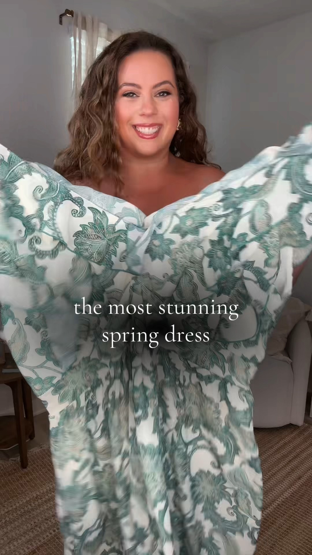 Absolutley love this plus size spring maxi dress - wearing my usual size 

#LTKPlusSize