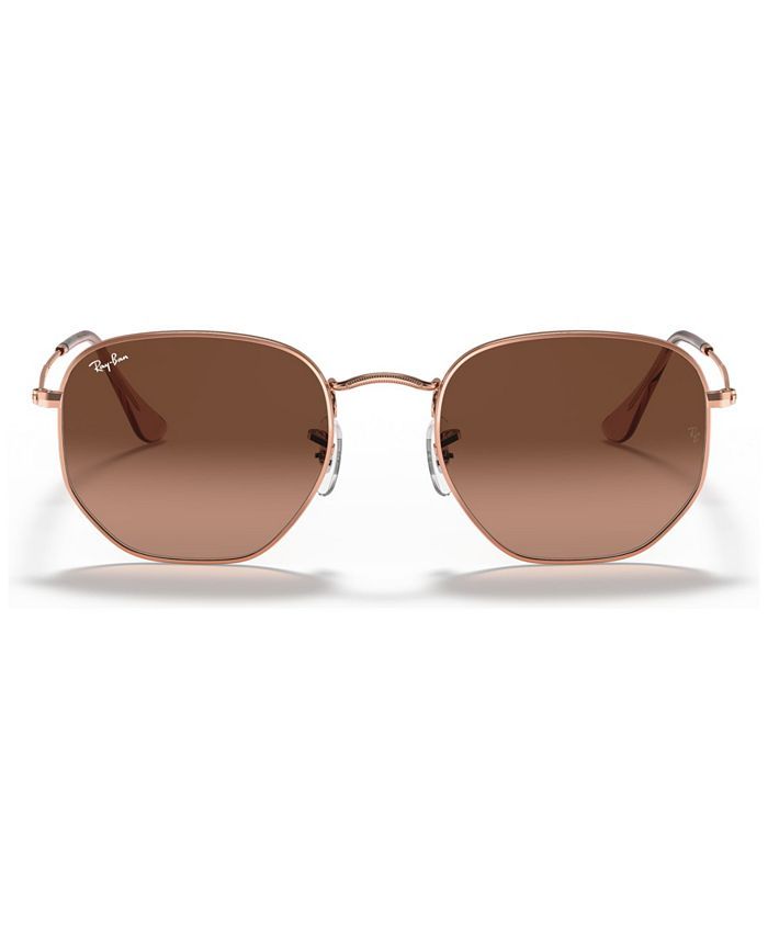 Ray-Ban Unisex  Sunglasses, RB3548N 51 HEXAGONAL FLAT LENSES & Reviews - Sunglasses by Sunglass H... | Macys (US)