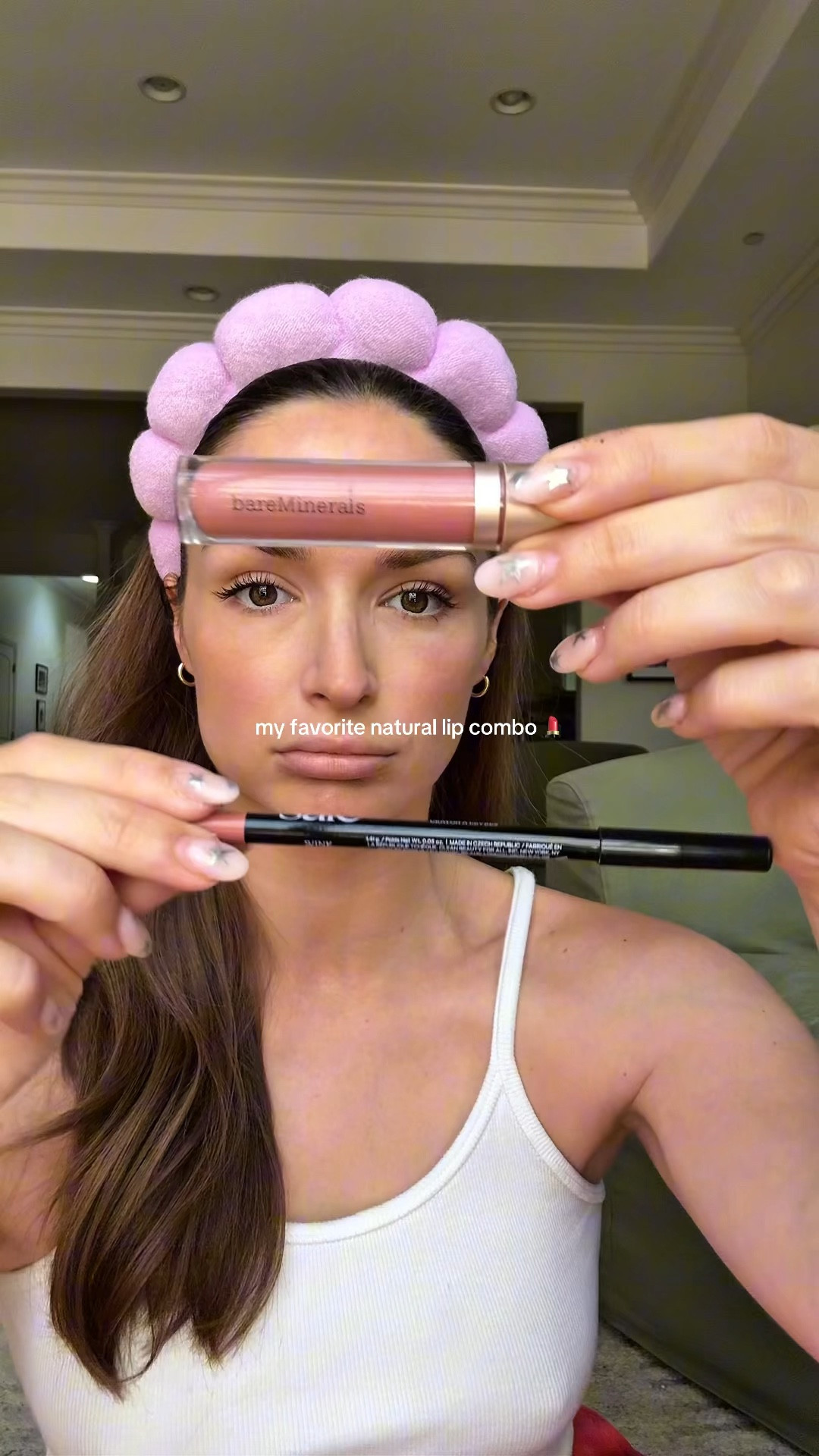 liner in wink + gloss in ingenuity + mascara in drift 