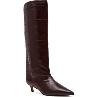 Steve Madden Lychee Pointed Toe Boot in Chestnut Suede at Nordstrom, Size 7.5 | Nordstrom