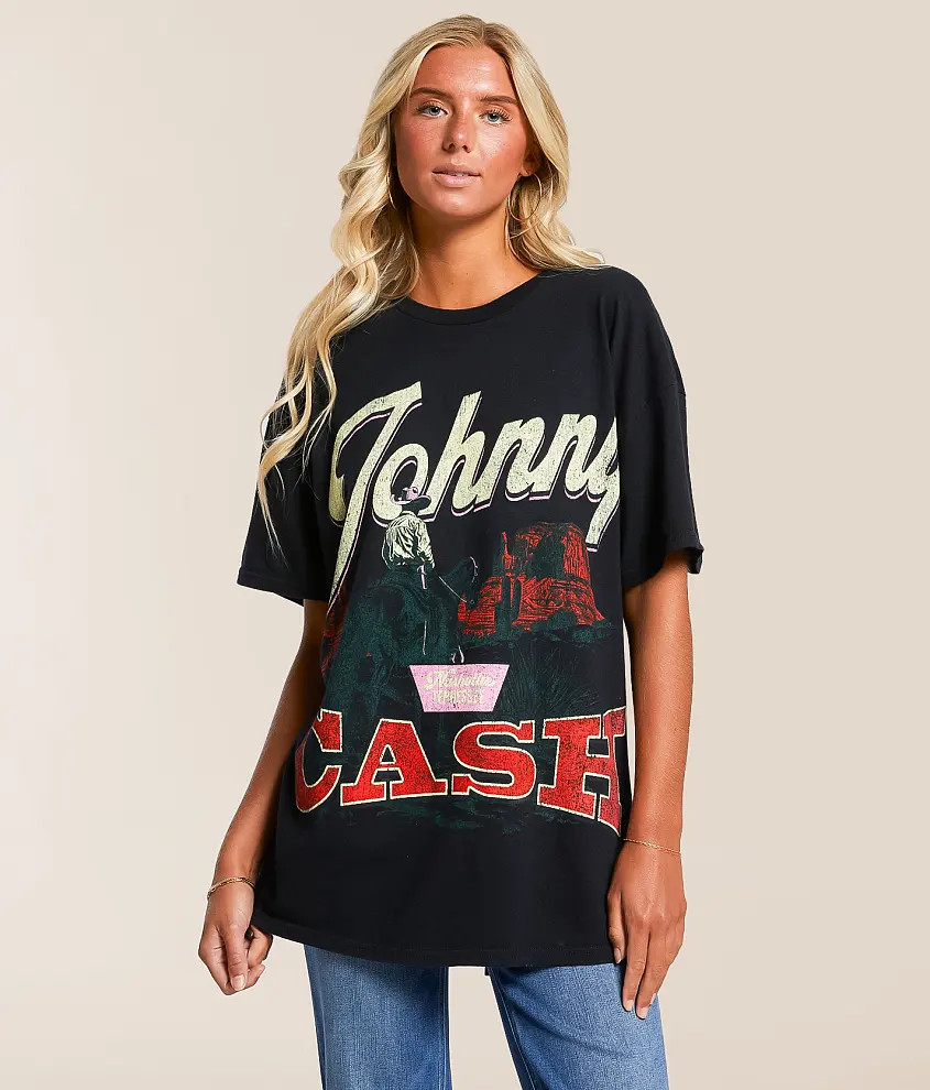 Jonny Cash On Tour Band T-Shirt | Buckle