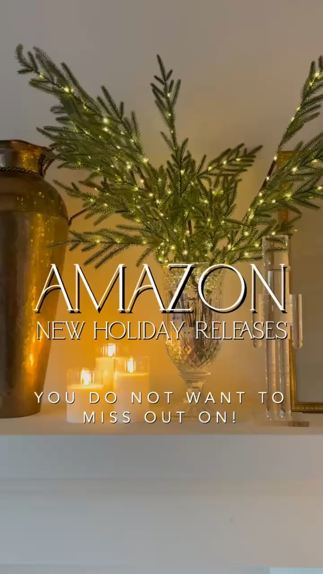 Favorite holiday decor finds so far this season ✨
From the gold reindeer to the lit cypress trees — everything feels so magical at night! Styled with a faux fur rug, lit pine branches, an acrylic nutcracker, and fluted glass LED candles… all from Amazon!

#LTKFindsUnder100 #LTKSeasonal #LTKHome