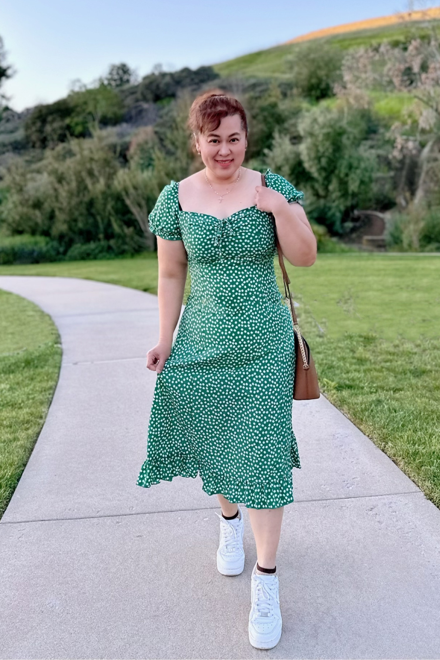 Green is soothing and calmness, loving this green dress so much 👗 🌹 

Size Medium 

#LTKGiftGuide #LTKstyletip #LTKFind