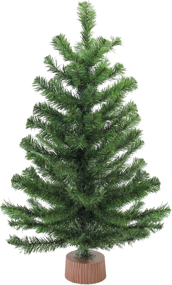 Northlight Balsam Pine Artificial Christmas Tree in Burlap Base, Green | Amazon (US)