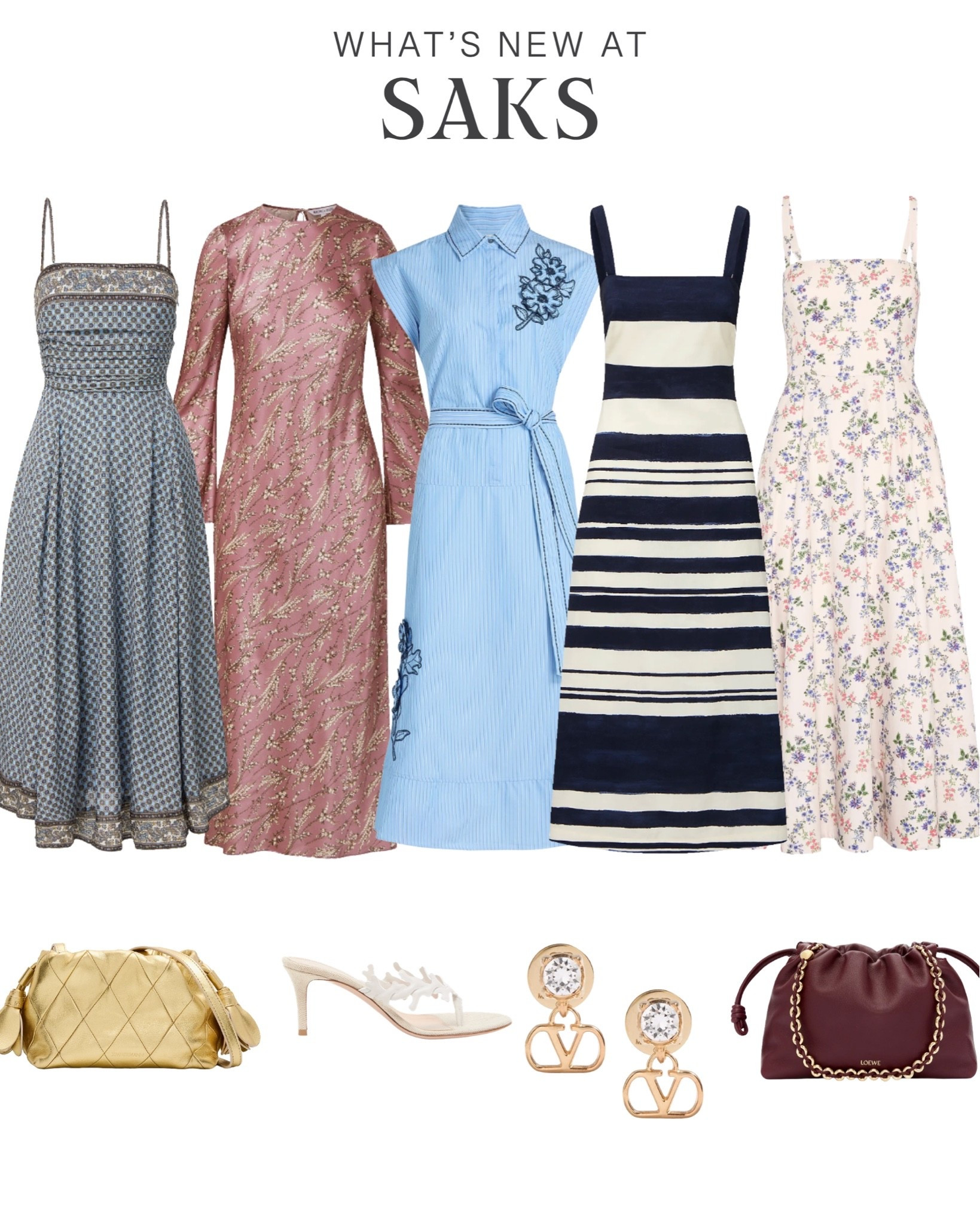 New arrivals I’m loving from @Saks Fifth Avenue! These are some dresses and accessories I’m eyeing right now! Perfect for whatever occasion you have coming up! 🌟

#saks #sakspartner
