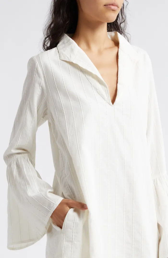 Chloe Long Sleeve Cotton Shirtdress | Nordstrom