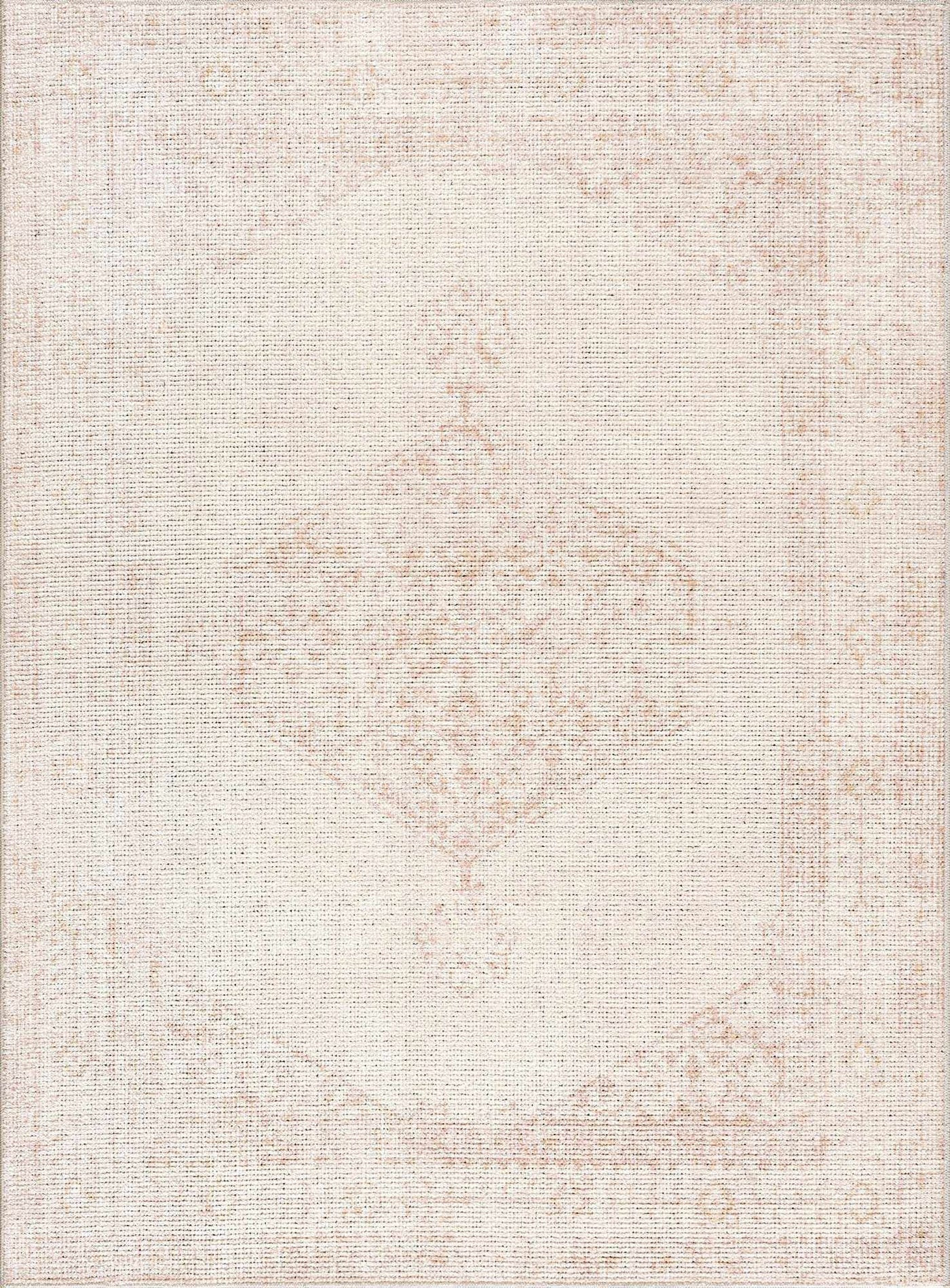 Mortye Cream & Pink Medallion Area Rug | Boutique Rugs