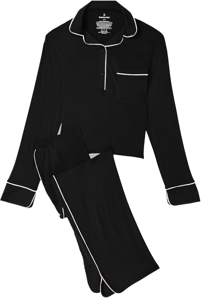 Tommy John Women's Long Sleeve Sleep Top and Pant Set | Amazon (US)