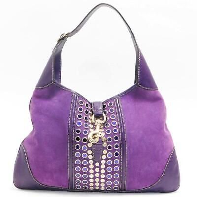 Gucci One Shoulder Bag Handbag Purple 153029 Made In Italy japan  | eBay | eBay US
