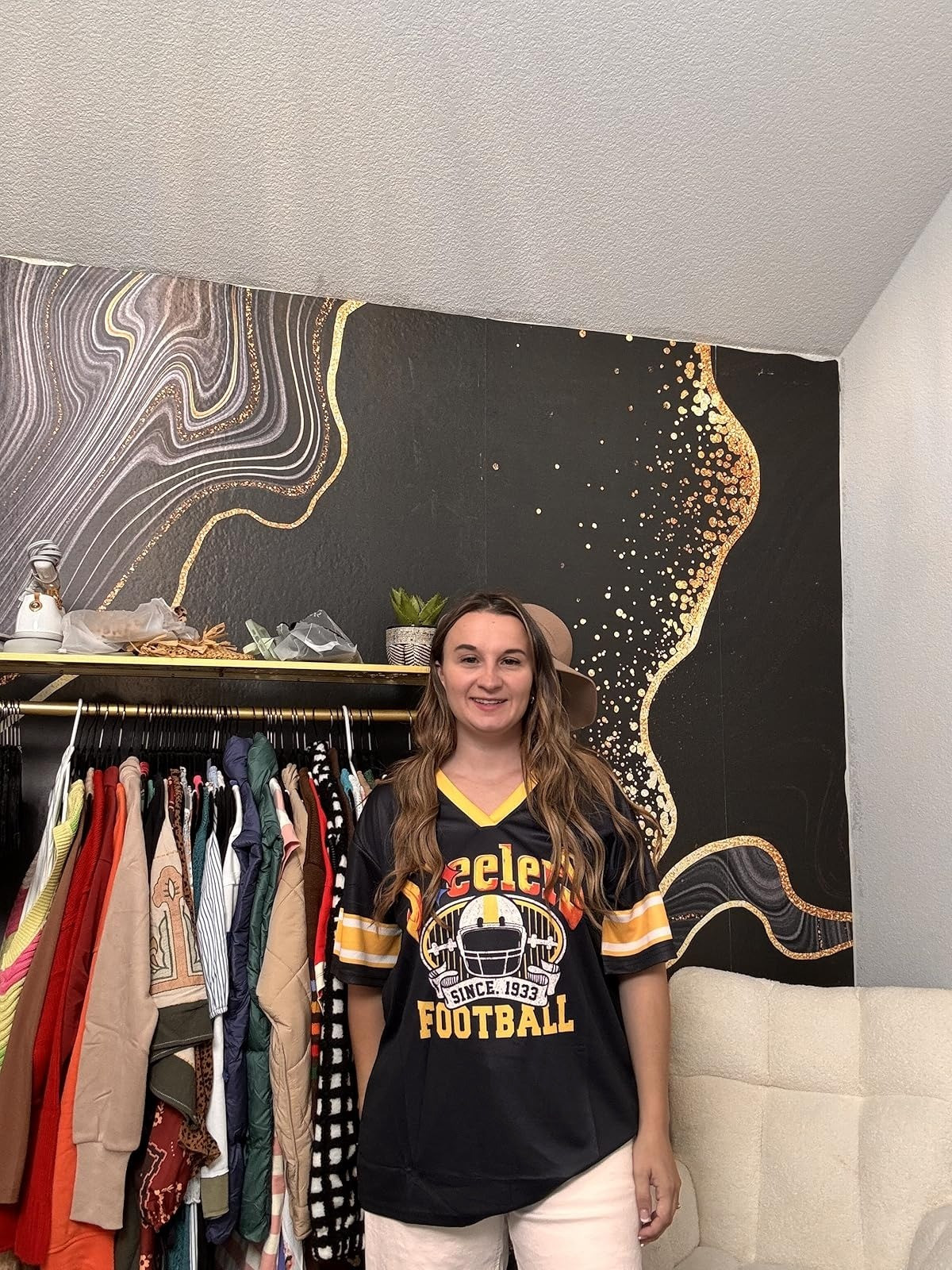 Game day ready! Show your team spirit with the perfect Steelers jersey. I've linked the best styles and fits for ultimate fan gear. Time to get your black and gold on! Tap to shop your game day look! #Steelers #Football #GameDay #NFL #FanGear #Jersey #ShopTheLook #HereWeGo

#LTKSeasonal #LTKSaleAlert #LTKStyleTip