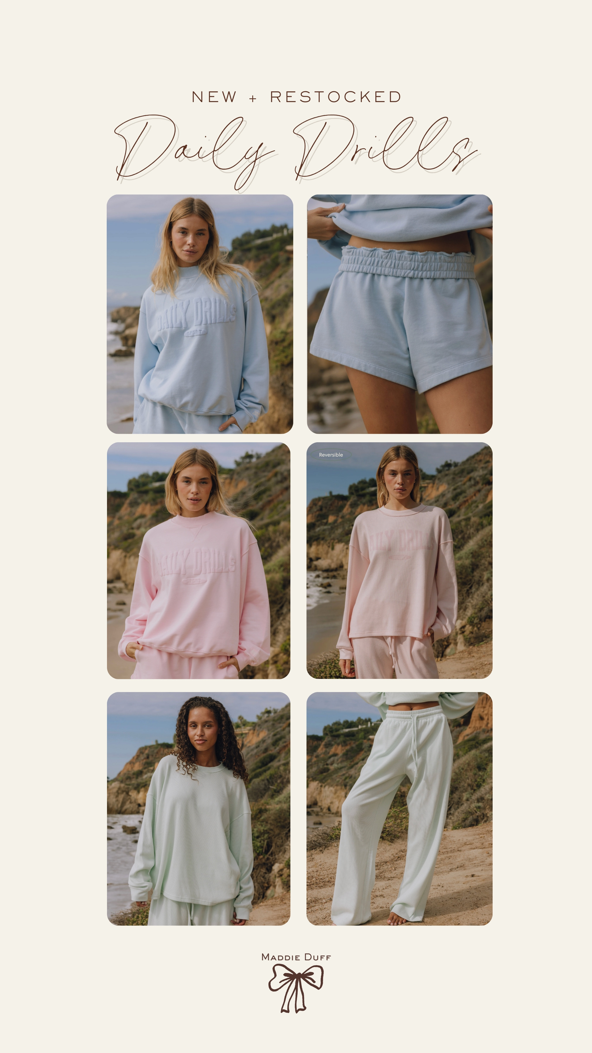 Daily Drills dropped new colors today!

matching sets, sweat seats, casual style, casual outfits 

 