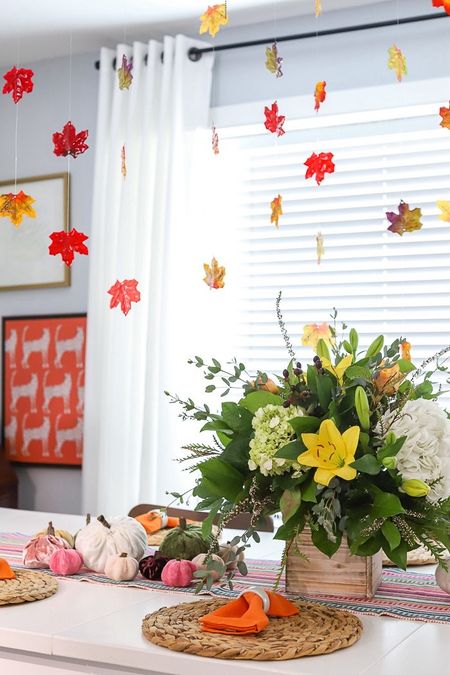 Before Autumn turns to winter, gather a few beautiful leaves to perserve for decor next year! No foliage where you live? Use faux leaves like I did for this gorgeous tablescape!

#LTKSeasonal #LTKHoliday #LTKhome
