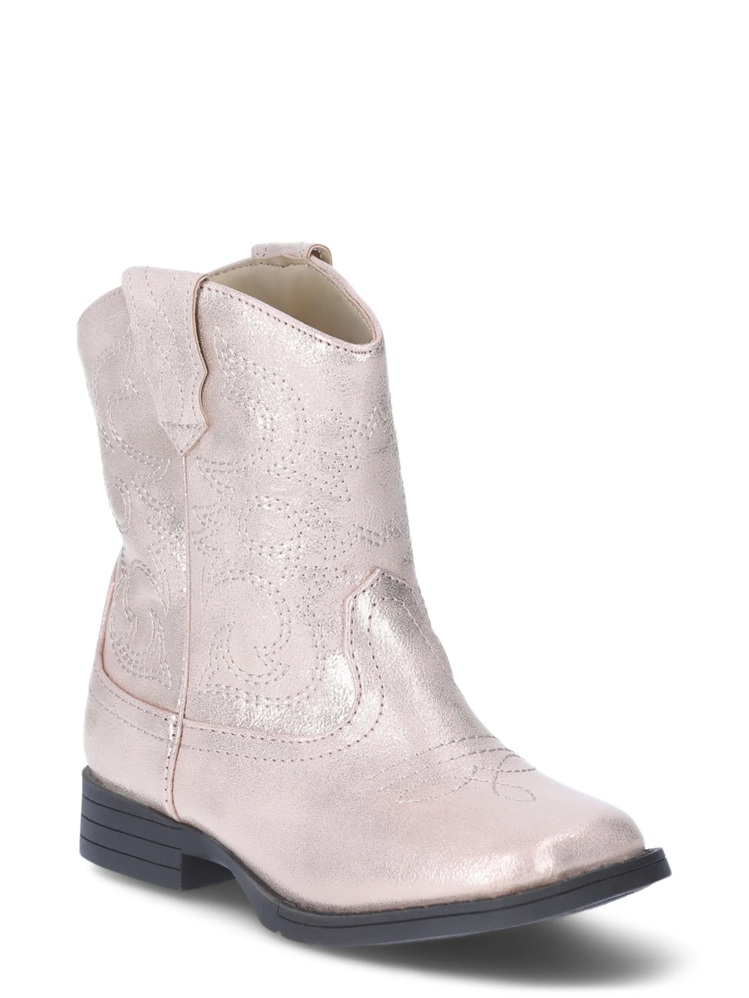 Wonder Nation Toddler & Big Girls Western Cowgirl Boot | Walmart (US)