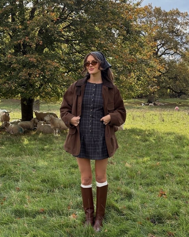 Outfit in the Cotswolds 🤎

Dairy boy plaid dress, cos field jacket, English countryside, Ralph Lauren polo fleece, Frye riding boots 

#LTKTravel #LTKFamily #LTKSeasonal

#LTKSeasonal #LTKFindsUnder100 #LTKTravel

#LTKFindsUnder100 #LTKSeasonal #LTKStyleTip