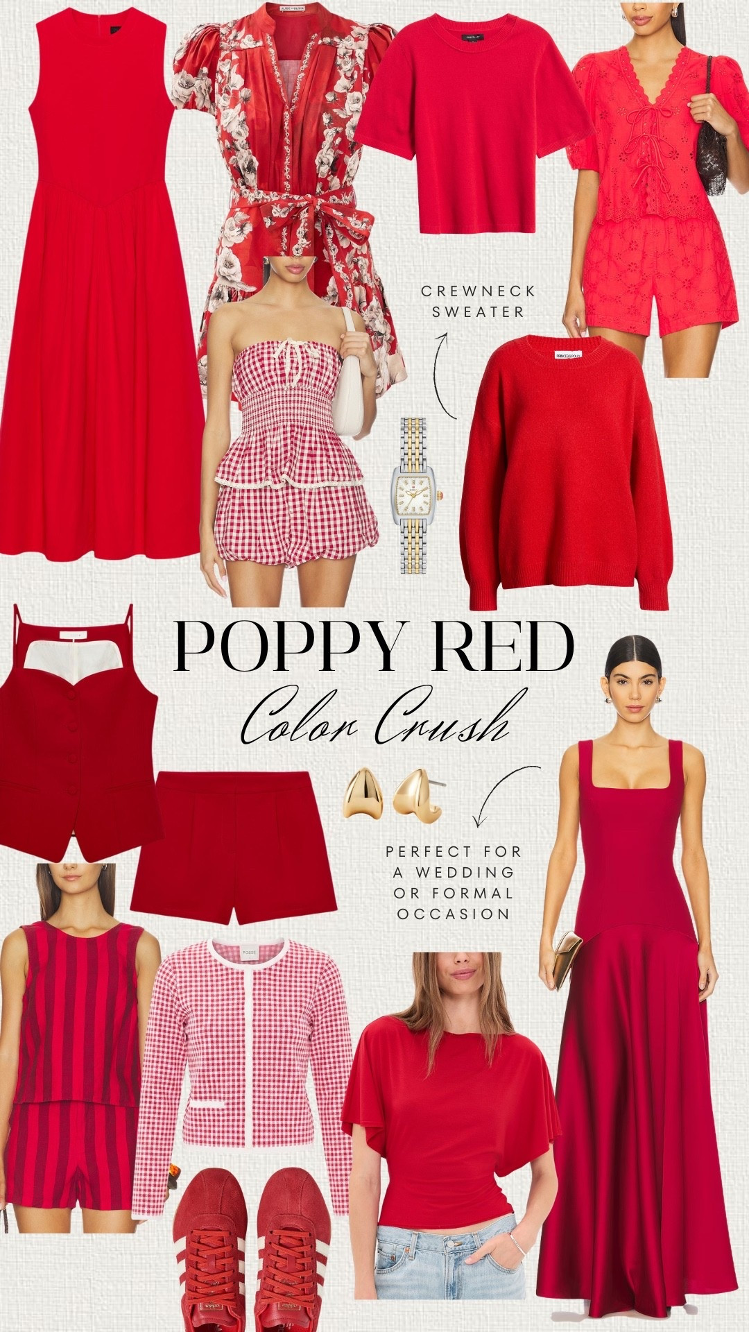 Poppy Red color crush, Tomato red, Wine red. Dresses, sweaters, tops, sets.

#LTKU #LTKSaleAlert #LTKootd