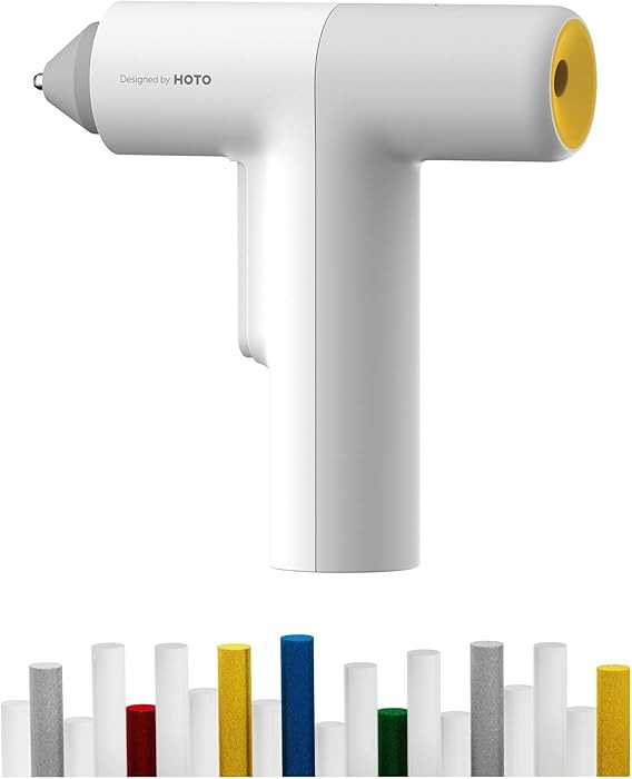 HOTO Easyflow - Pistola de pegamento caliente con 40 barras de pegamento, dispensación automáti... | Amazon (US)
