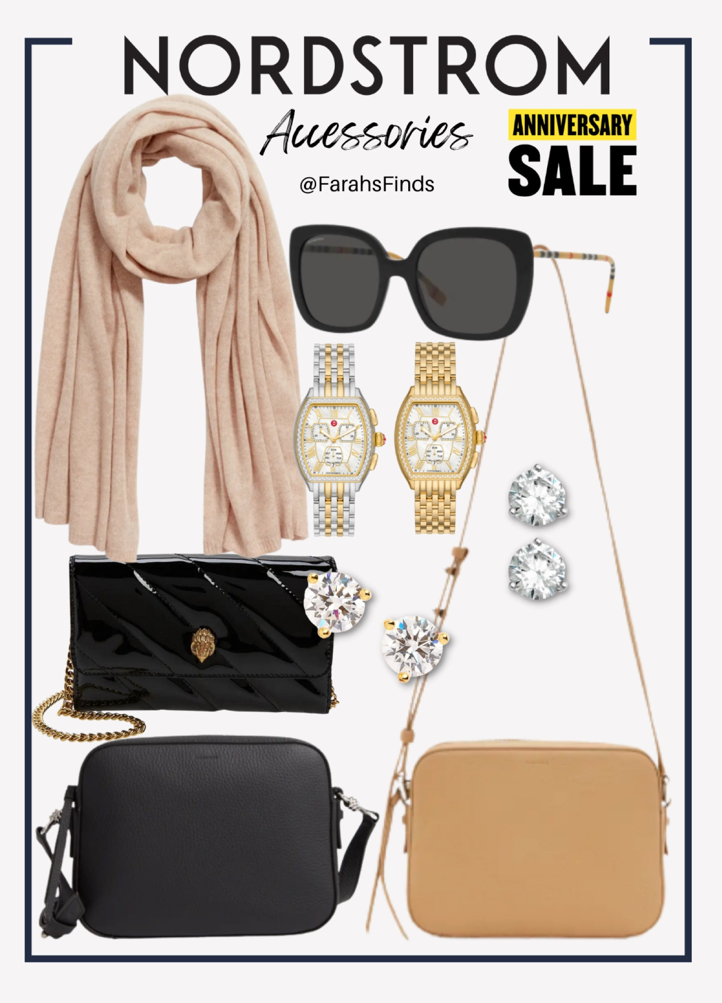 Nordstrom anniversary sale 
Scarf 
Watch 
Jewelry 
Accessories 
Sunglasses 
Handbag 

#LTKxNSale #LTKunder100 #LTKitbag