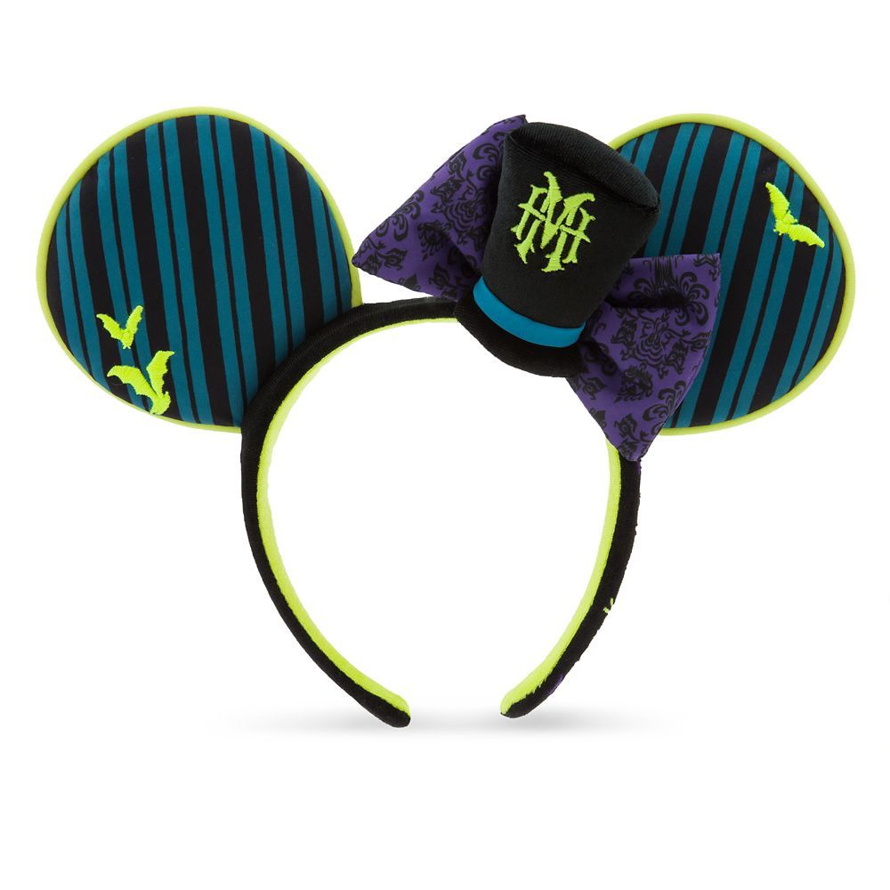The Haunted Mansion Glow-in-the-Dark Ear Headband for Adults | Disney Store