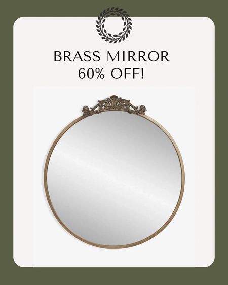 Brass mirror, vintage mirror, Primrose mirror 

#LTKhome #LTKHoliday #LTKsalealert