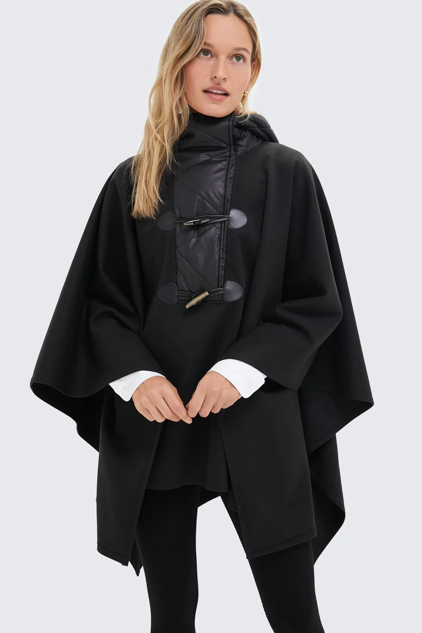 Black Tucker Toggle Poncho | Tuckernuck (US)