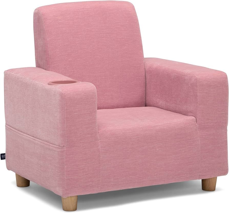 GAP GapKids Upholstered Chair, Blush | Amazon (US)