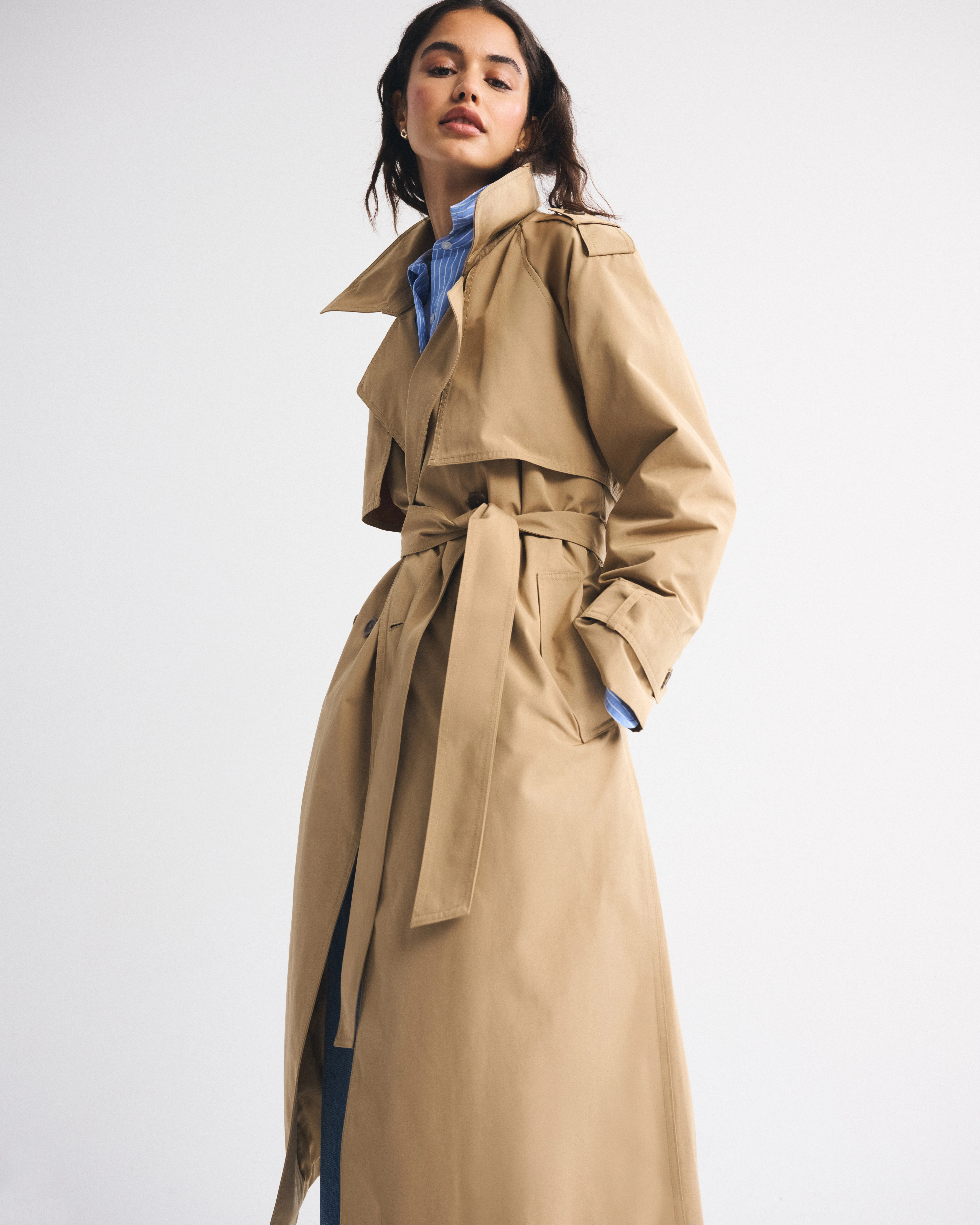 Classic Trench Coat | Abercrombie & Fitch (US)