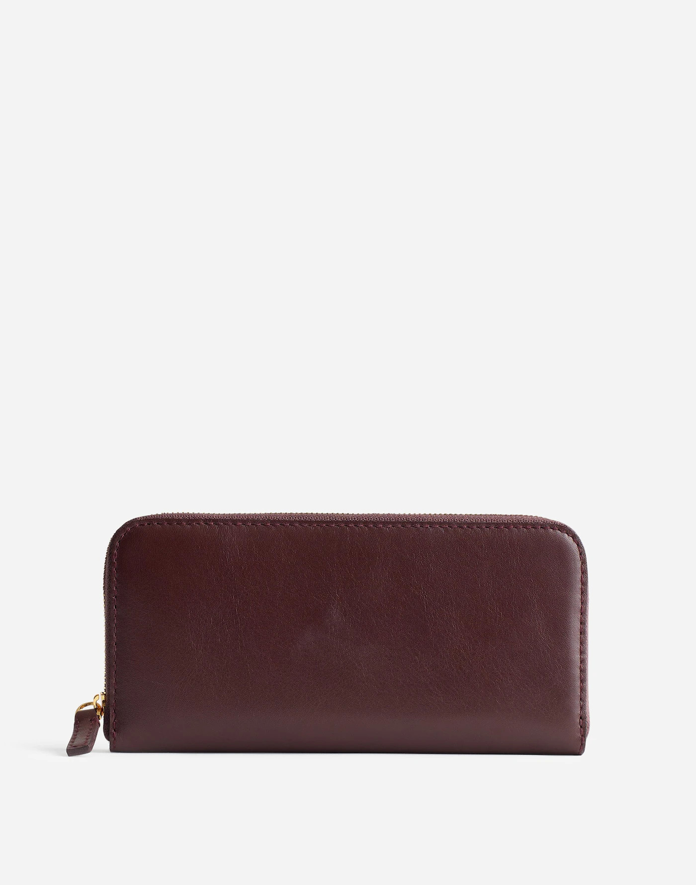 The Essential Continental Zip Wallet in Leather | Madewell