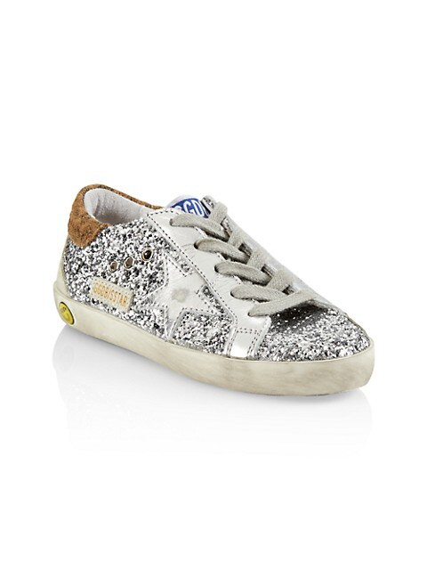 Baby's, Little Girl's & Girl's Super-Star Glitter Sneakers | Saks Fifth Avenue