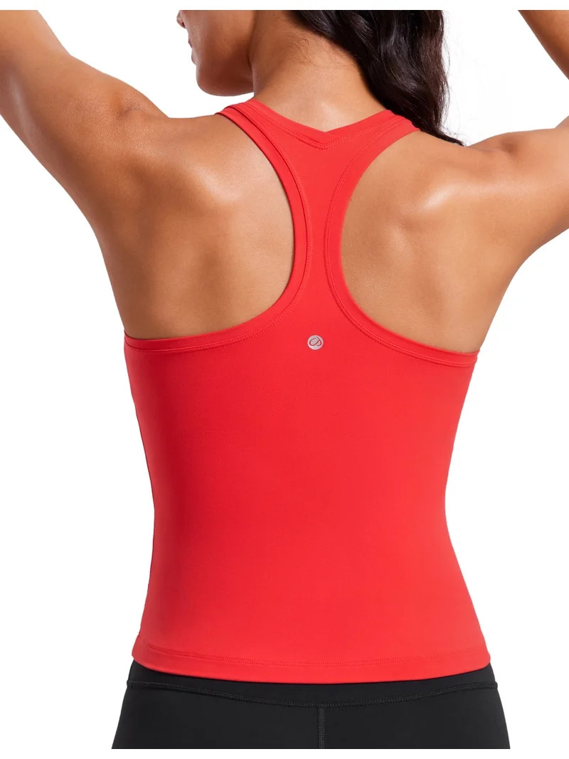 CRZ YOGA Butterluxe Racerback Tank Tops for Women Yoga Workout Casual Athletic Camisole Tight Sle... | Walmart (US)