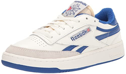 Reebok womens Club C Revenge Sneaker, Chalk/Collegiate Royal/Excellent Red, 7.5 US | Amazon (US)