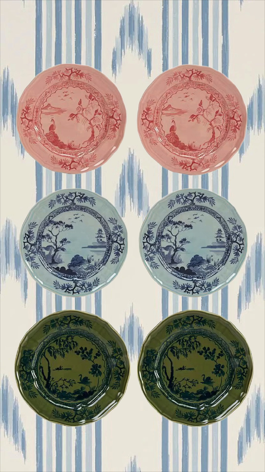 Set of 2 for $28 Ginori inspired plates!!!!!