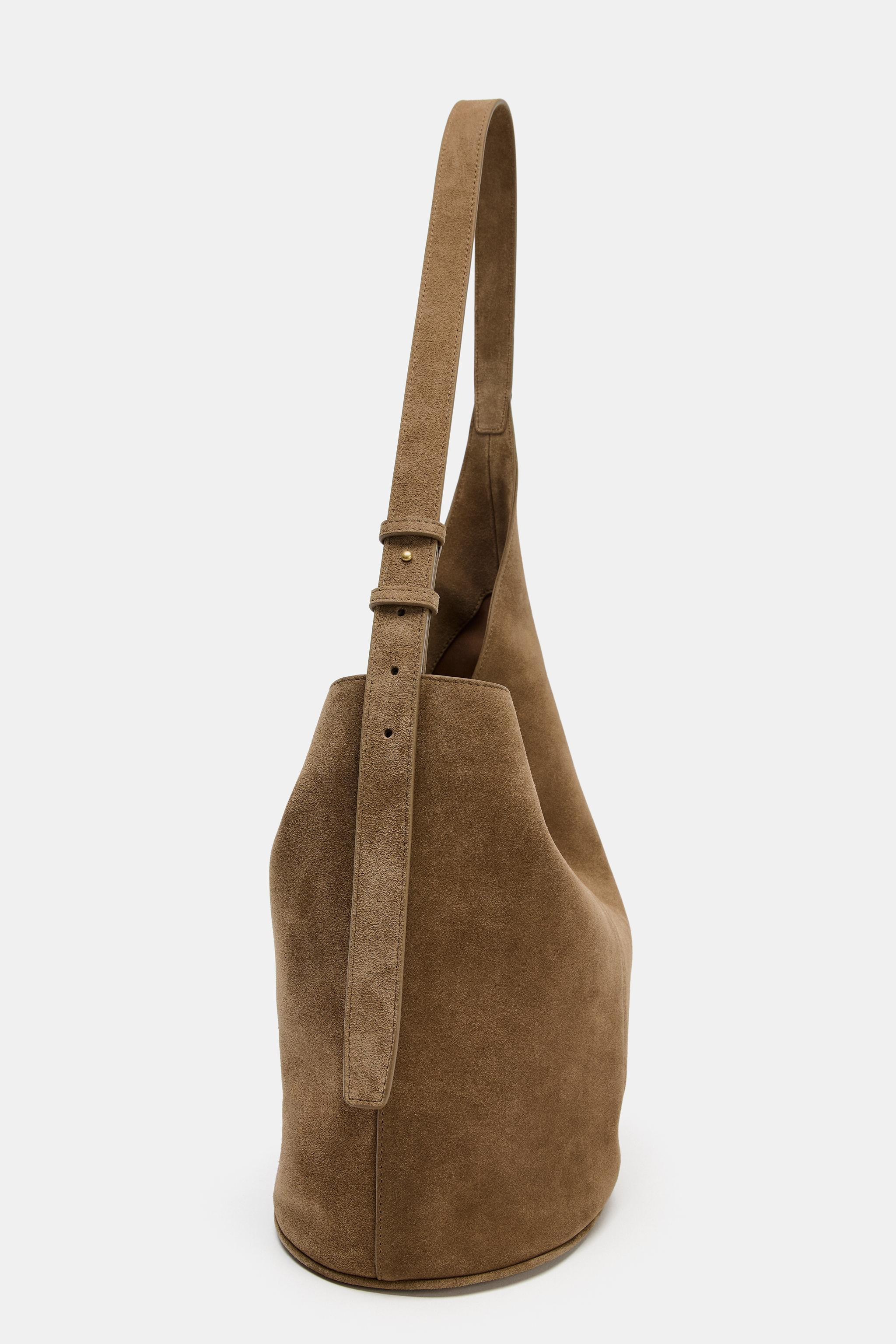 ASymmetrische Beuteltasche Aus Leder | Zara DE