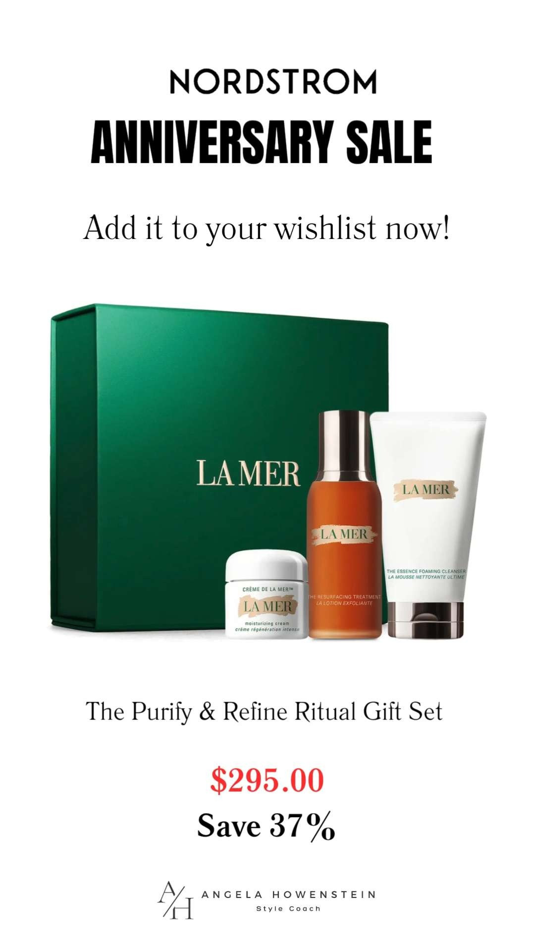 If you've been wanting to try La Mer, the Nordstrom Anniversary Sale is one of the best times to do it. ✨ This Purify & Refine Ritual Gift Set includes luxury skincare favorites at an incredible value. Add it to your Nordstrom Wish List now so you're ready to shop the moment the sale goes live on the 14th before it sells out!

👩‍💻 LTK PRO TIPS
❤️ Heart = Support my posts ;-)
🔖 Save = Get sale & restock alerts for the things you love!
📋 Lists = Keep favorites organized (List ideas: Anniversary Sale, Beauty Favorites, Luxury Skincare, Self-Care!)
📲 Share = Send lists and products to a friend (or your daughters like me).
💬 Comment = Ask me anything, and I'll answer. ;-) 

 #LTKootd #LTKSaleAlert #LTKBeauty